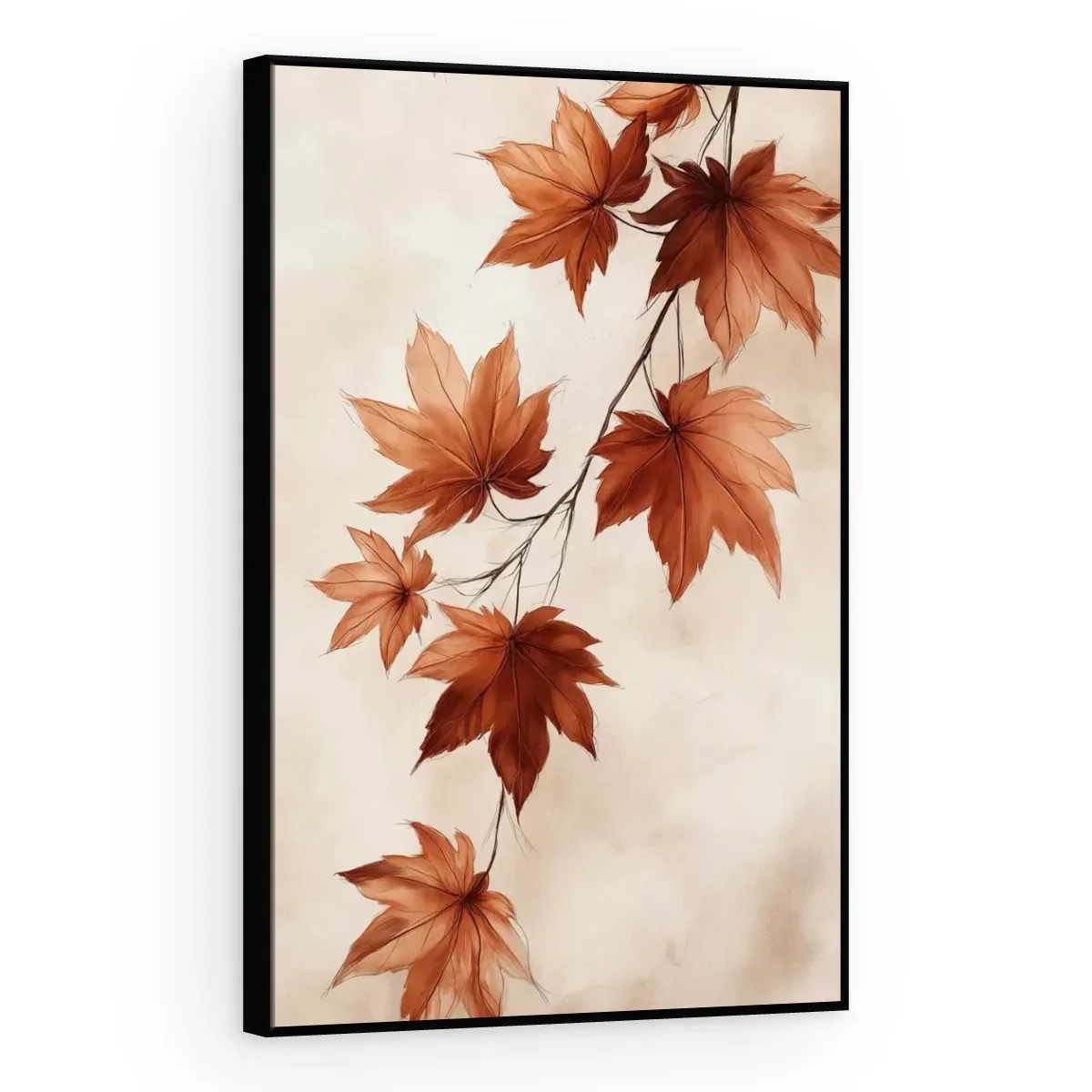 Quadro Decorativo Canvas Bordo Terracota - FO0021