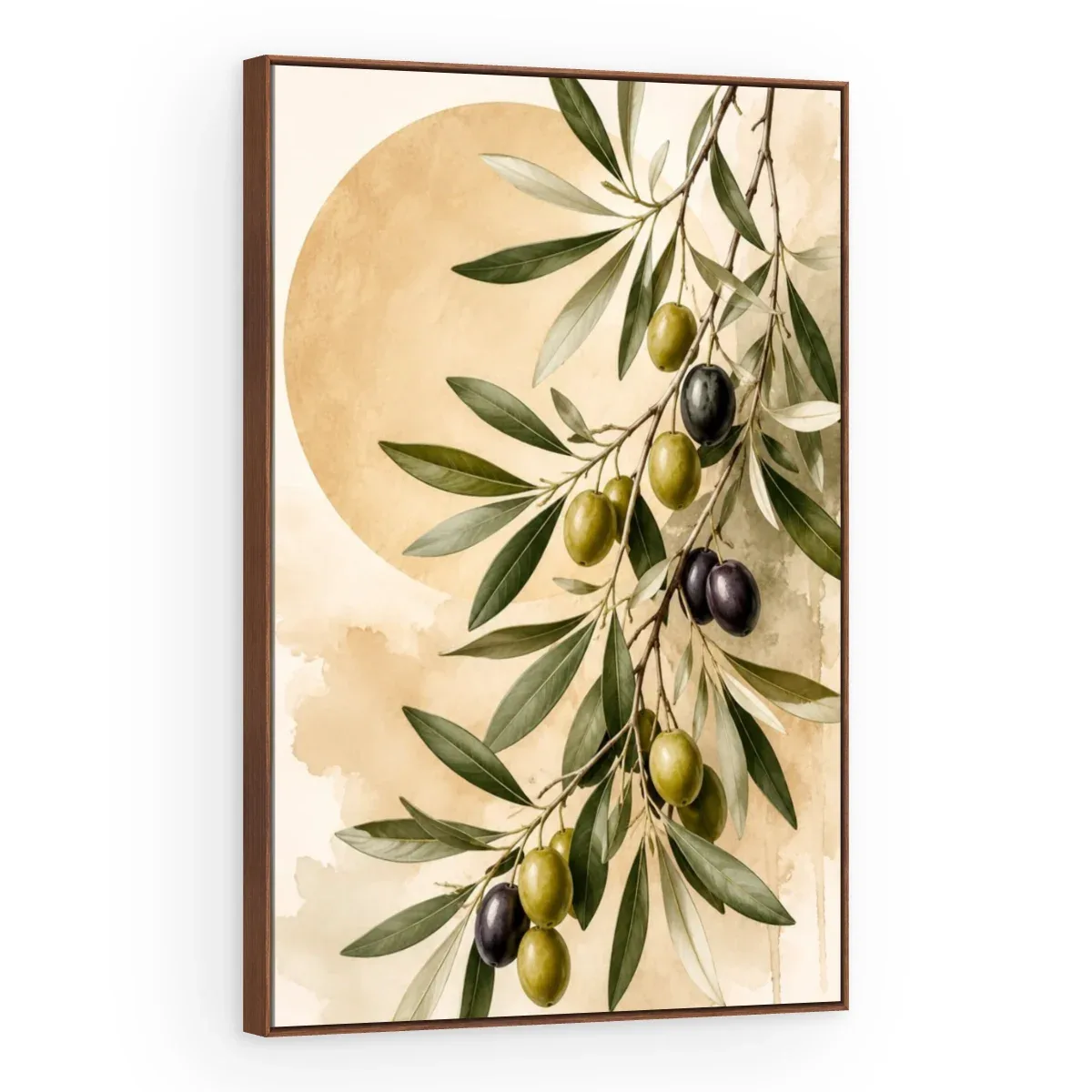 Quadro Decorativo Canvas Oliveira Dourada - FO0024