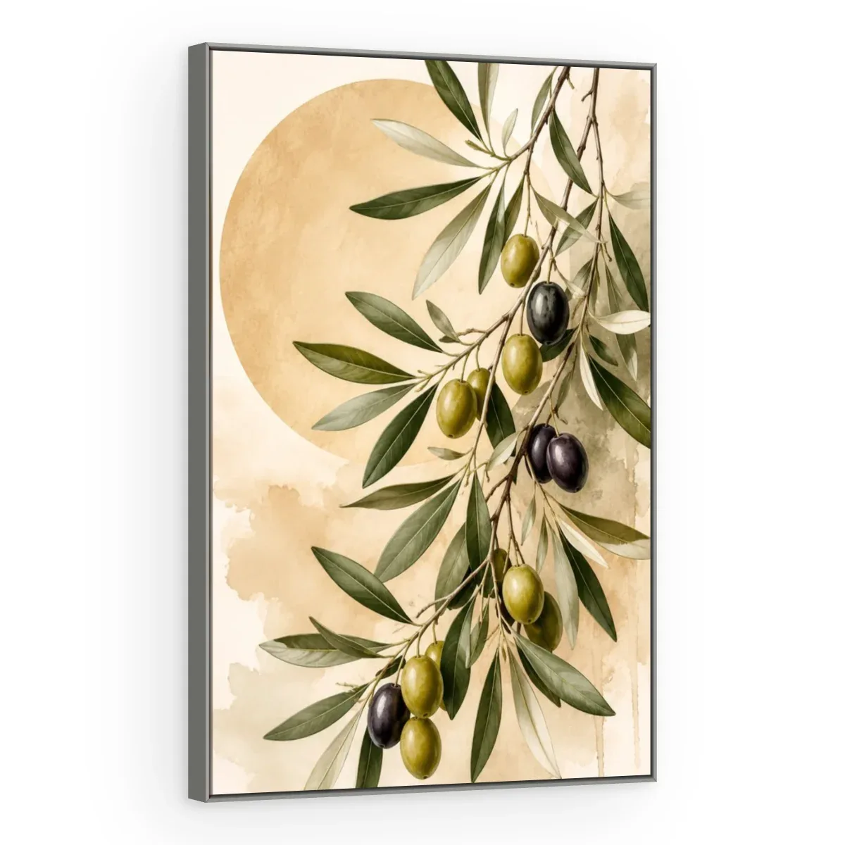 Quadro Decorativo Canvas Oliveira Dourada - FO0024