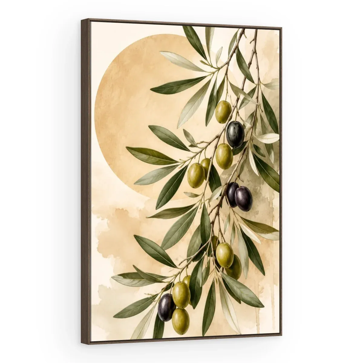 Quadro Decorativo Canvas Oliveira Dourada - FO0024