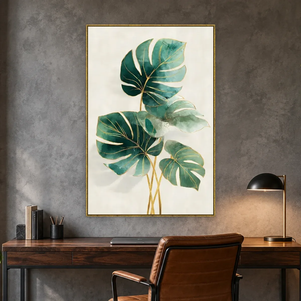 Quadro Decorativo Canvas Monstera Esmeralda - FO0027