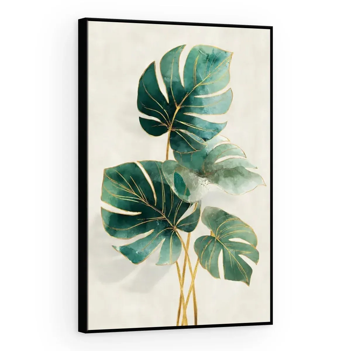 Quadro Decorativo Canvas Monstera Esmeralda - FO0027