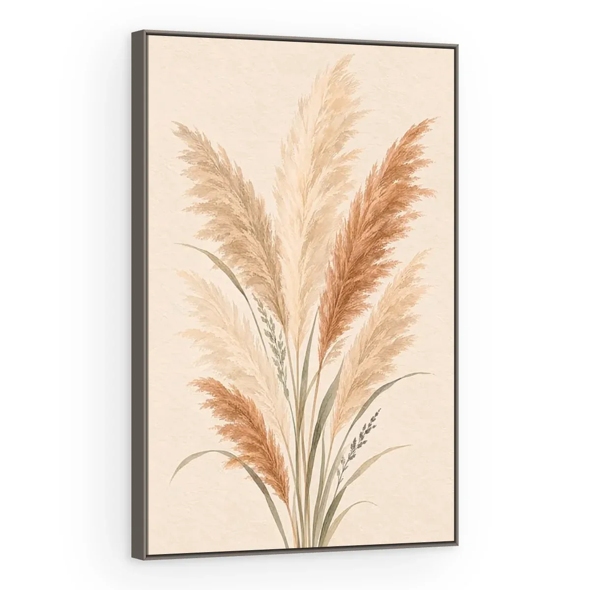 Quadro Decorativo Canvas Pampas Terracota - FO0029