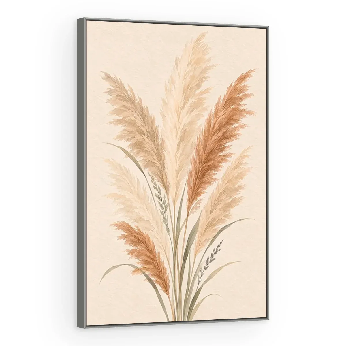Quadro Decorativo Canvas Pampas Terracota - FO0029