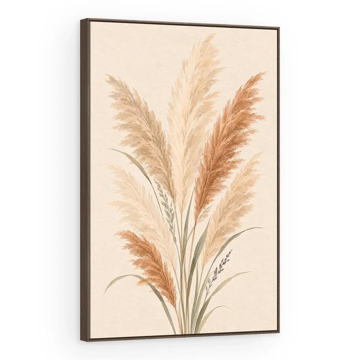 Quadro Decorativo Canvas Pampas Terracota - FO0029