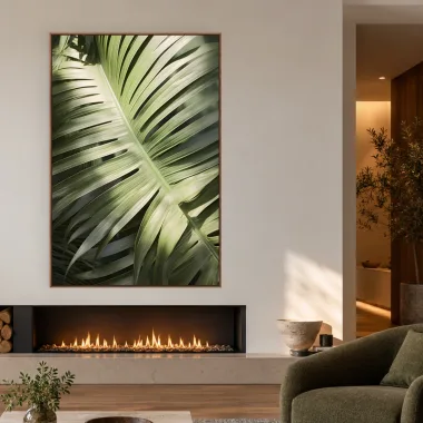 Quadro Decorativo Canvas Fronde Verde - FO0031