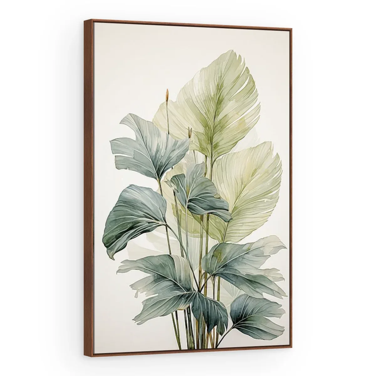Quadro Decorativo Canvas Folhagem Botânica - FO0034