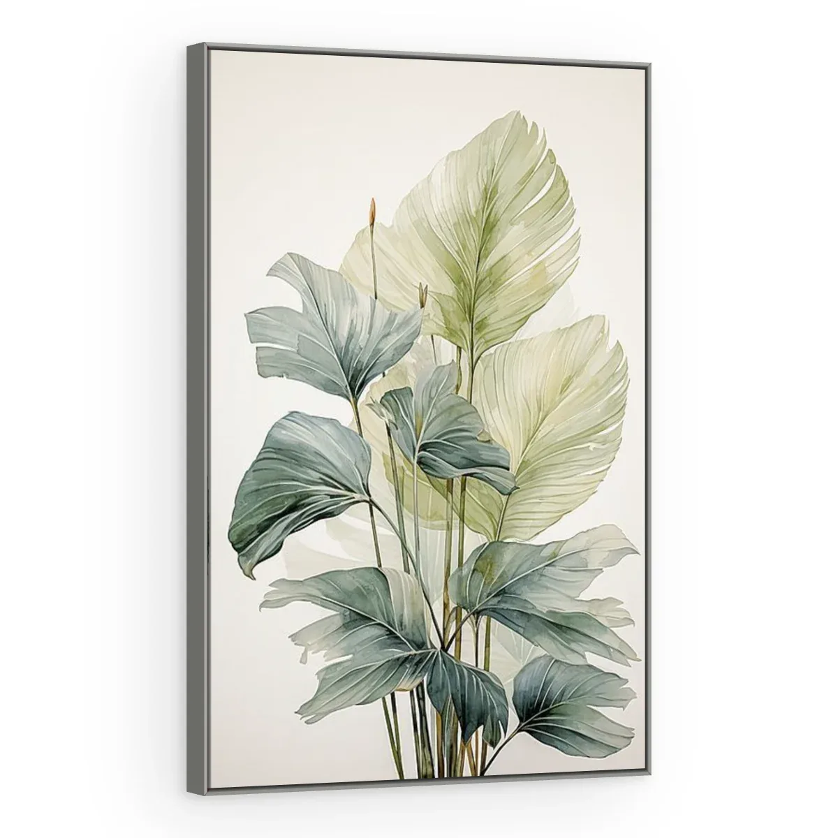 Quadro Decorativo Canvas Folhagem Botânica - FO0034