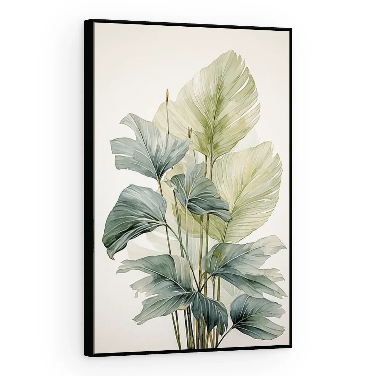 Quadro Decorativo Canvas Folhagem Botânica - FO0034
