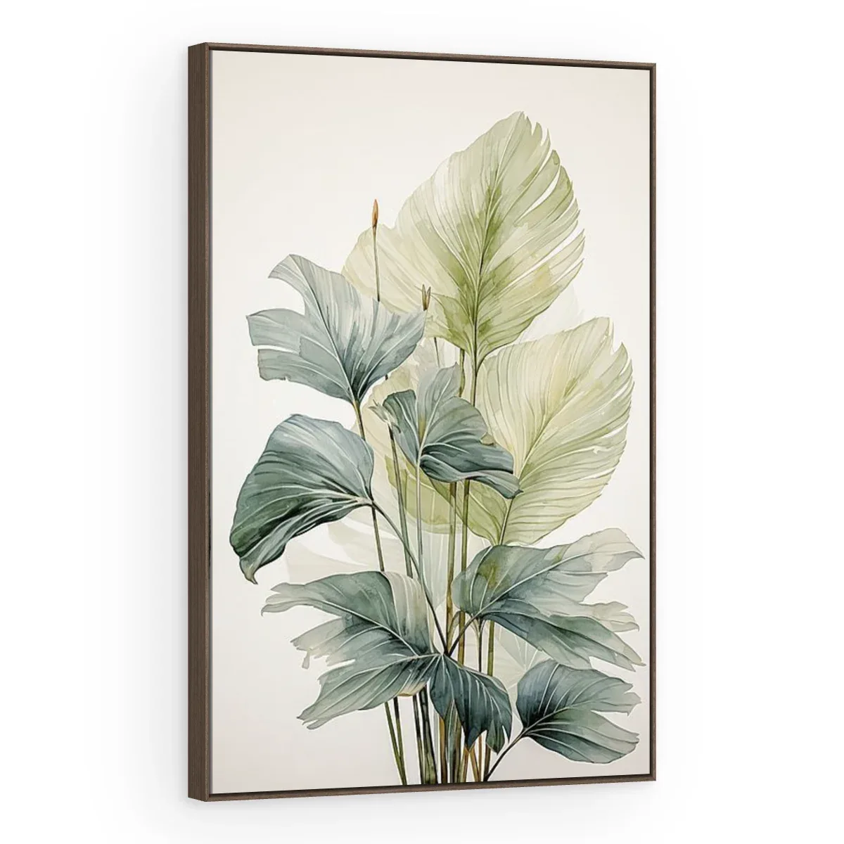 Quadro Decorativo Canvas Folhagem Botânica - FO0034