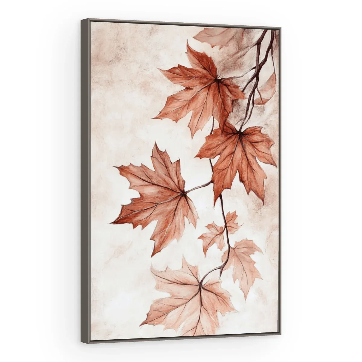 Quadro Decorativo Canvas Bordo Aquarela - FO0037