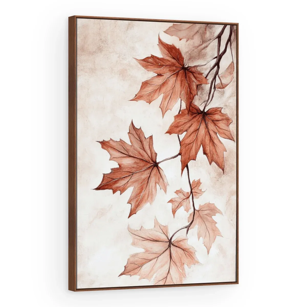 Quadro Decorativo Canvas Bordo Aquarela - FO0037