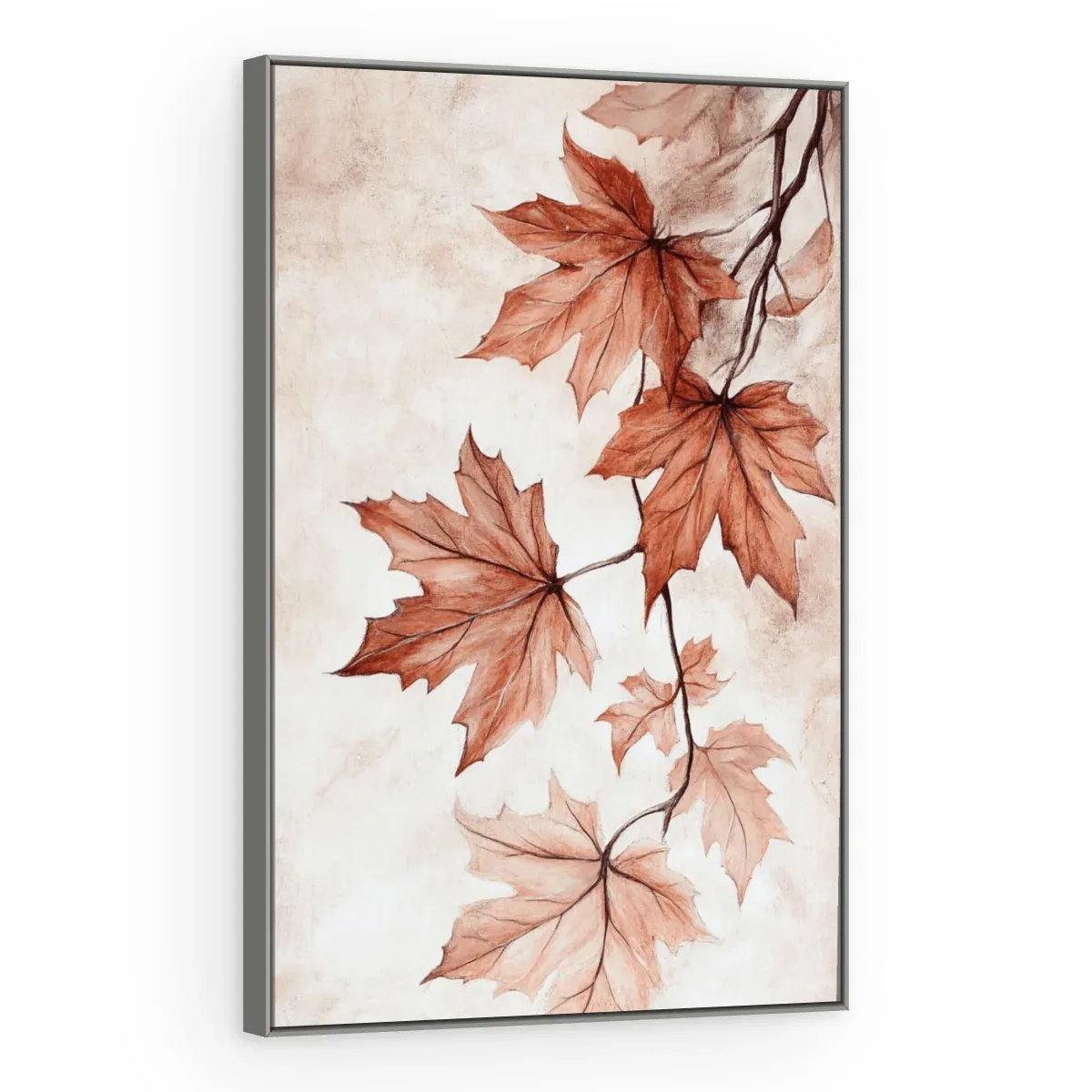 Quadro Decorativo Canvas Bordo Aquarela - FO0037