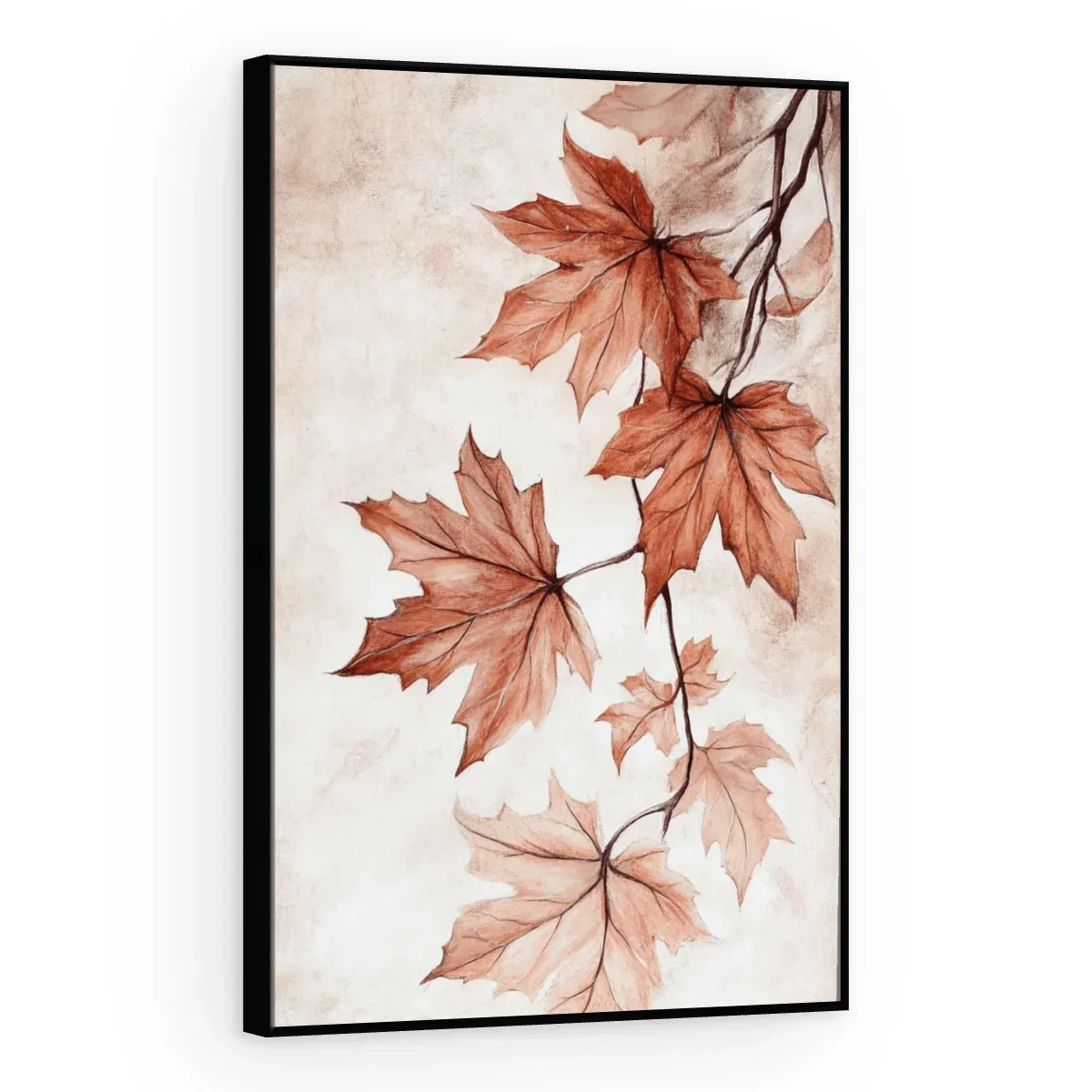 Quadro Decorativo Canvas Bordo Aquarela - FO0037
