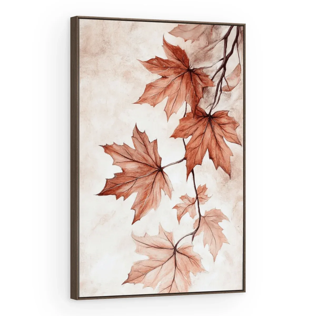 Quadro Decorativo Canvas Bordo Aquarela - FO0037