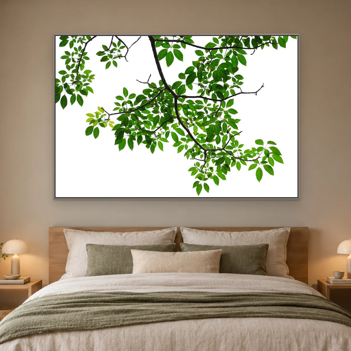 Quadro Decorativo Canvas Ramo Verdejante - FO0039