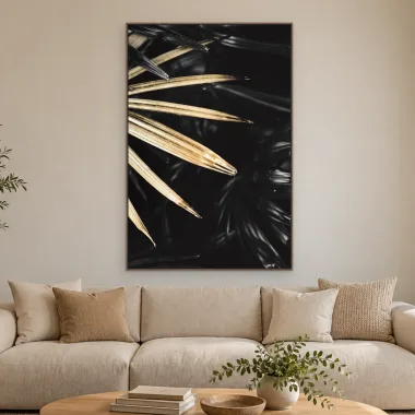 Quadro Decorativo Canvas Palmas Noturnas - FO0043