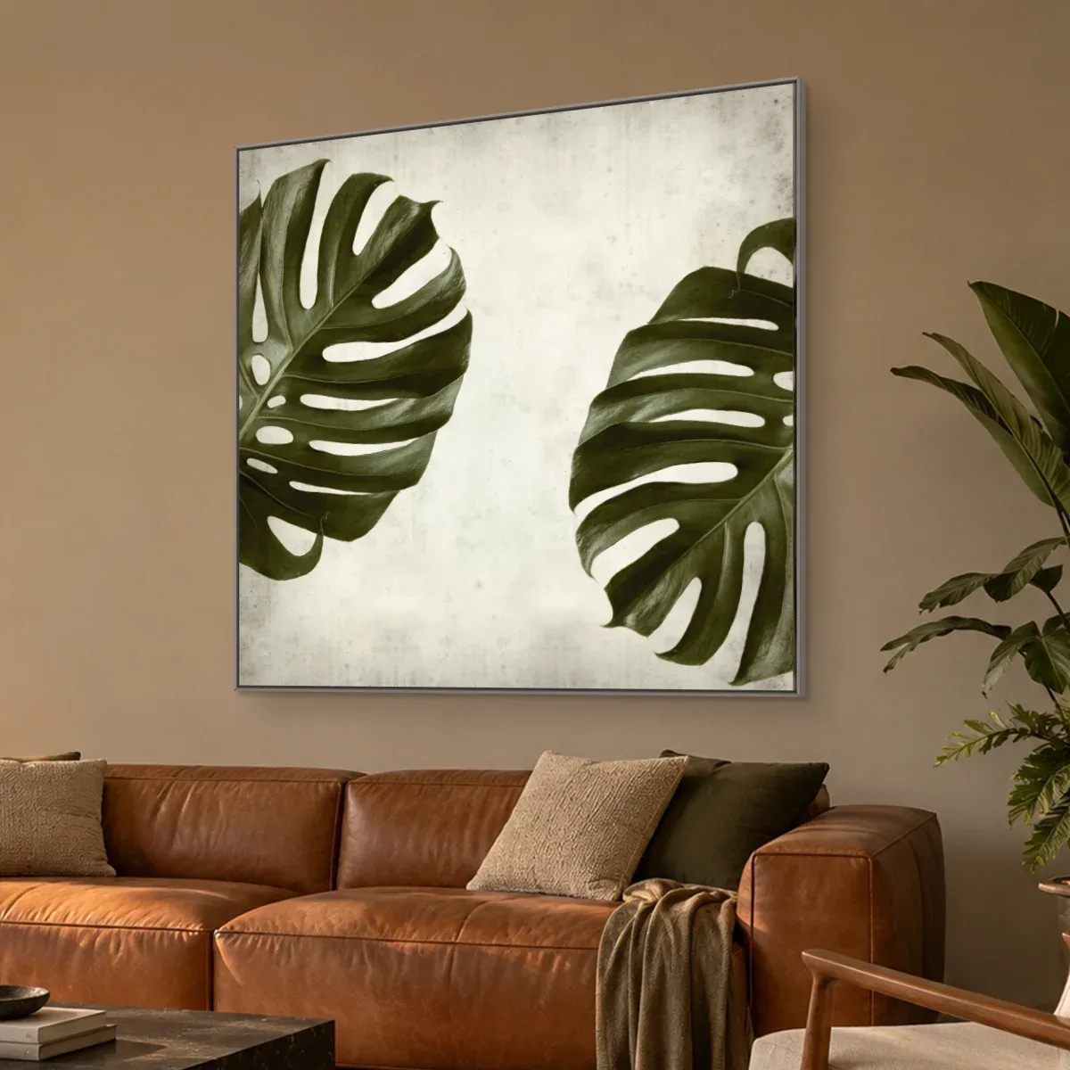 Quadro Decorativo Canvas Monstera Vintage - FO0044