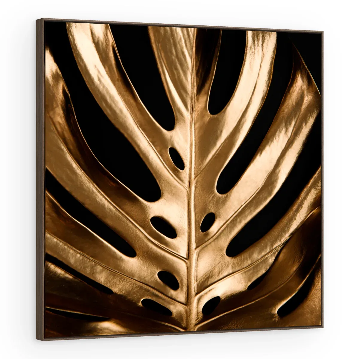 Quadro Decorativo Canvas Monstera Dourada - FO0047