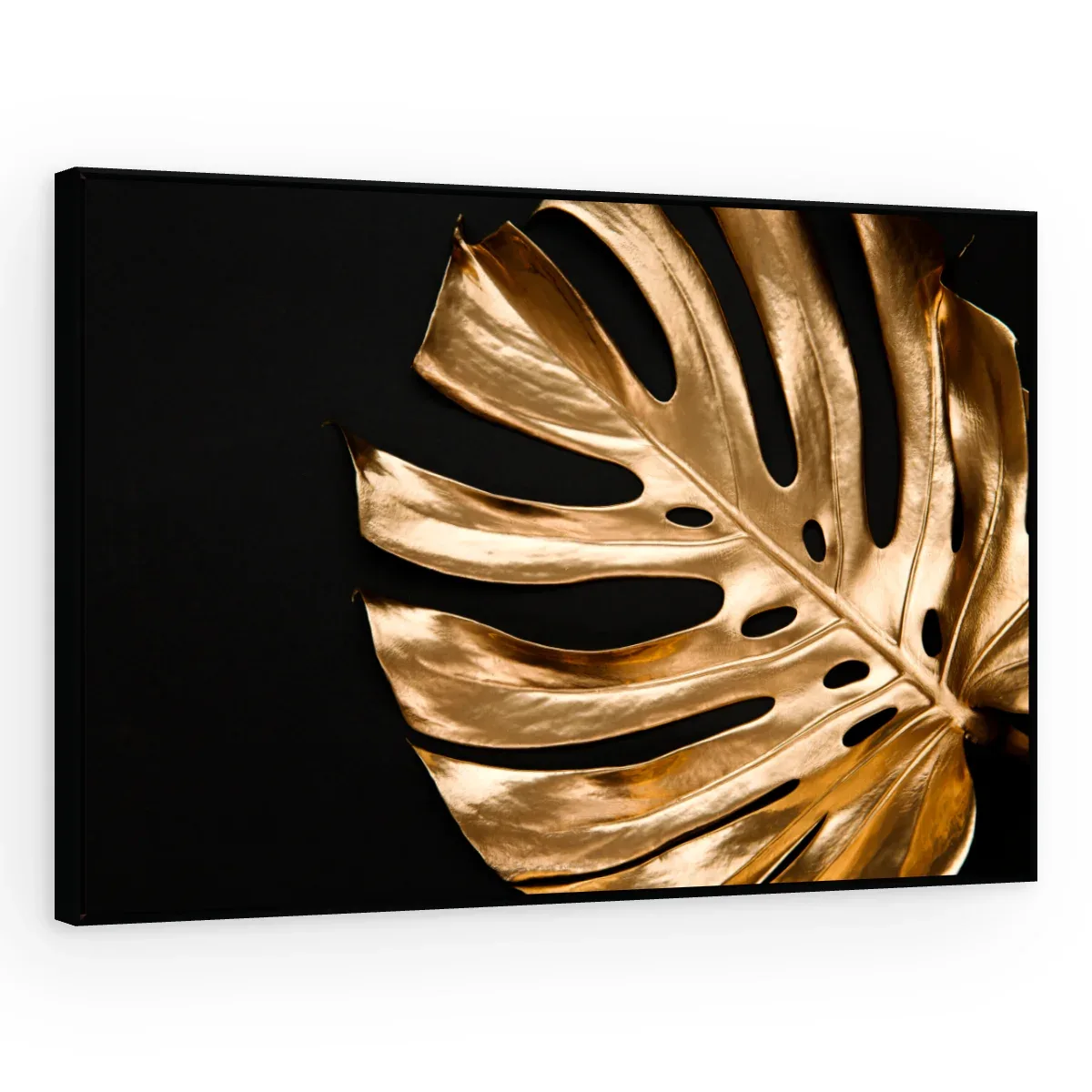 Quadro Decorativo Canvas Monstera Noturna - FO0048