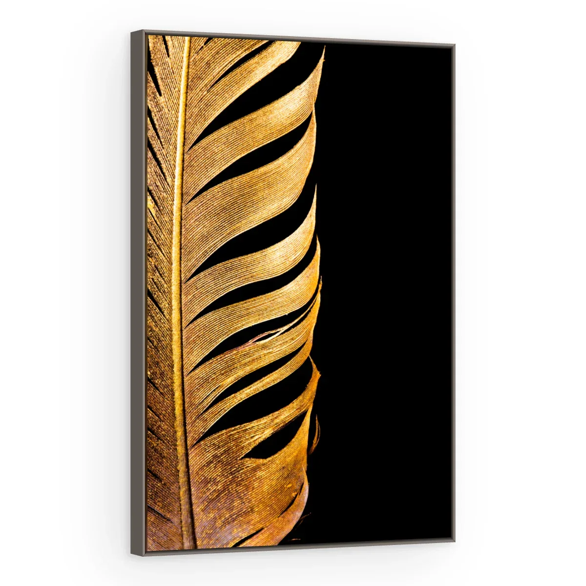 Quadro Decorativo Canvas Folha Áurea - FO0052