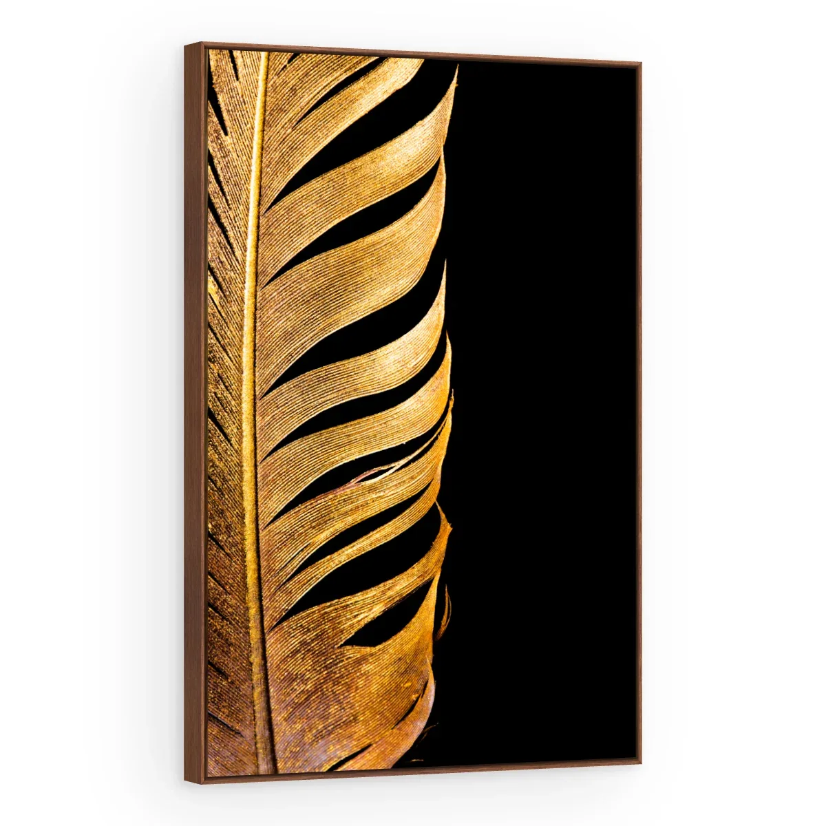 Quadro Decorativo Canvas Folha Áurea - FO0052