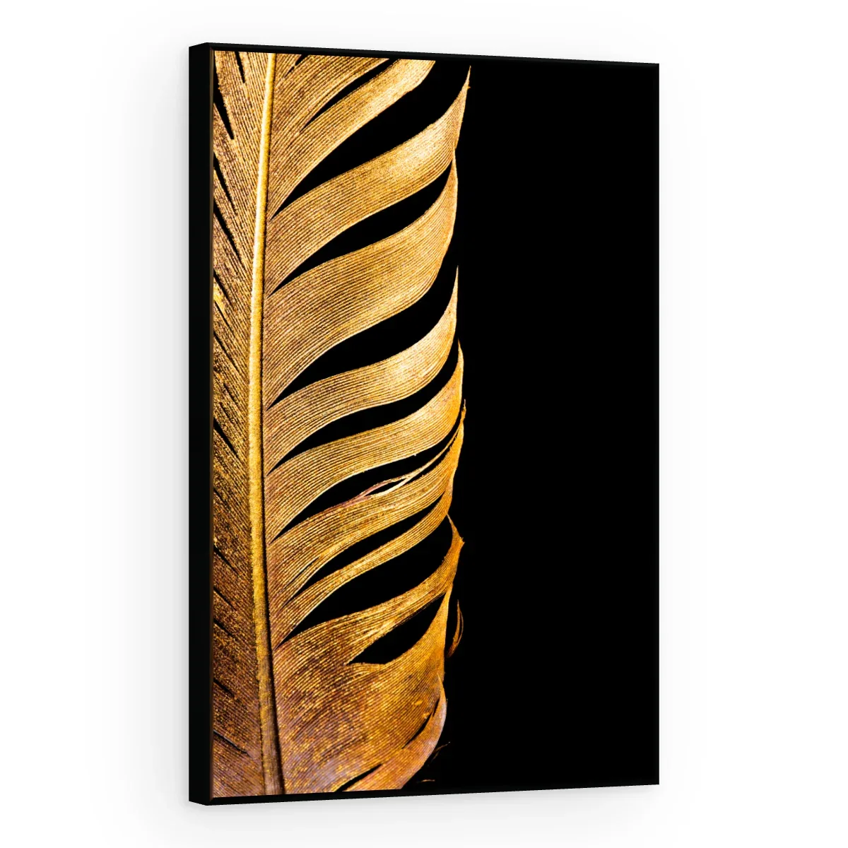 Quadro Decorativo Canvas Folha Áurea - FO0052
