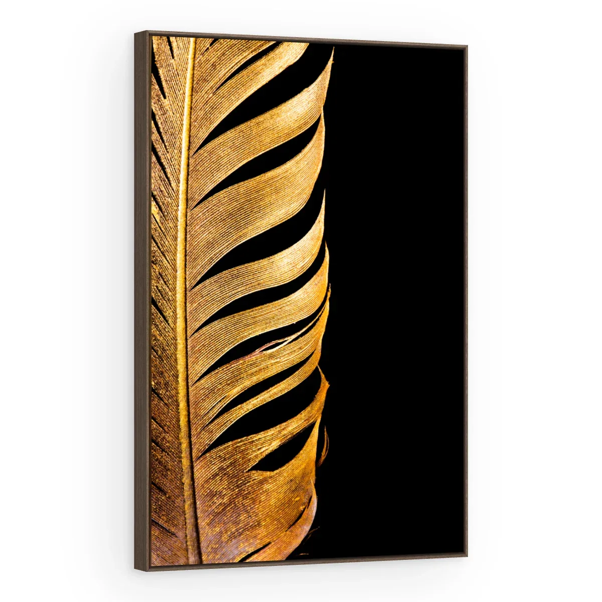 Quadro Decorativo Canvas Folha Áurea - FO0052