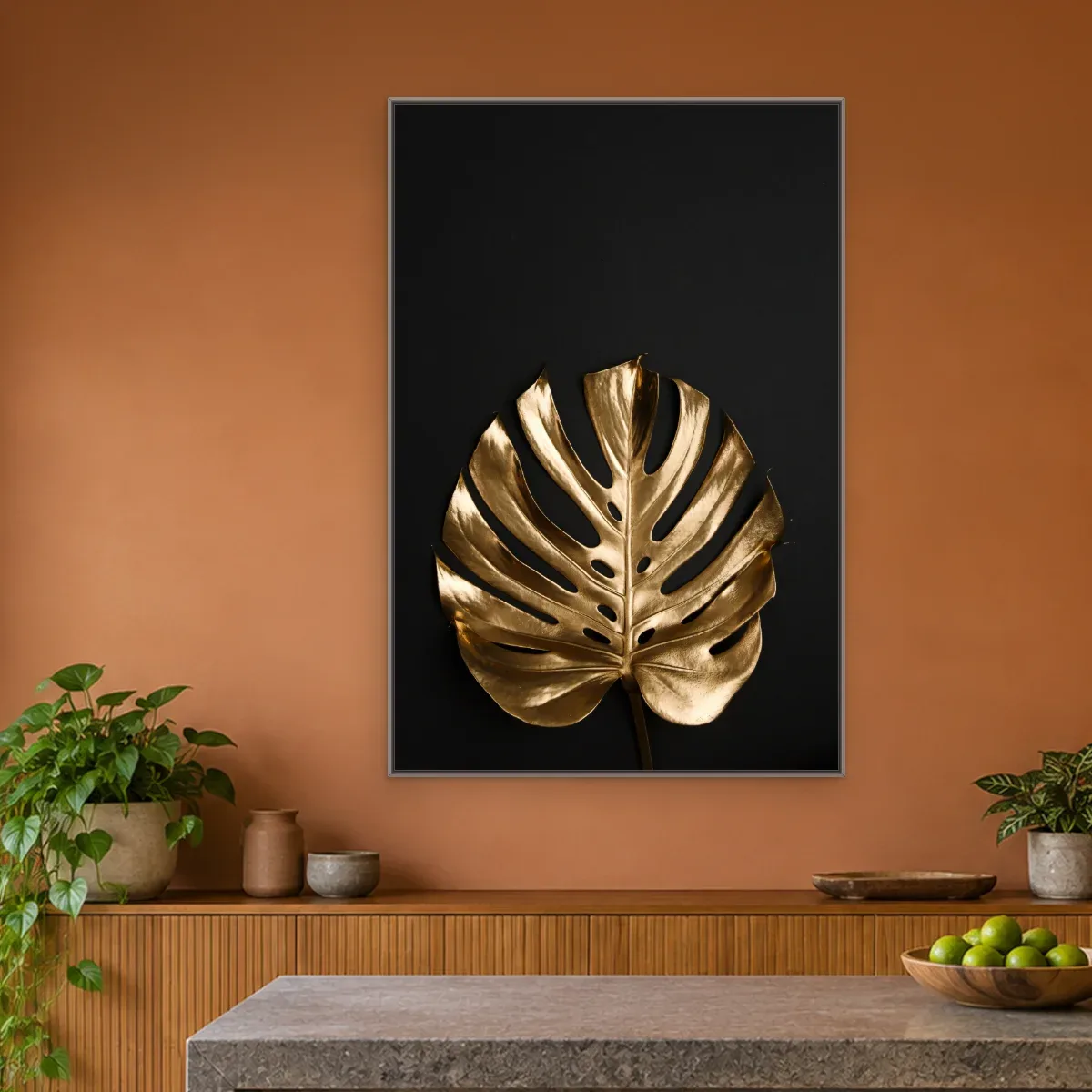 Quadro Decorativo Canvas Monstera Elegante - FO0053