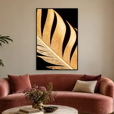 Quadro Decorativo Canvas Palma Reluzente - FO0057