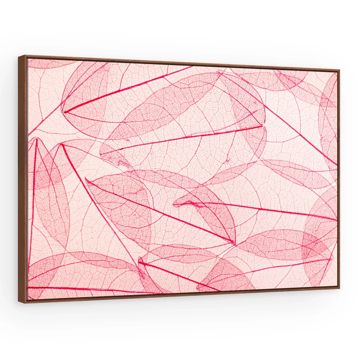 Quadro Decorativo Canvas Folhas Rendadas - FO0058