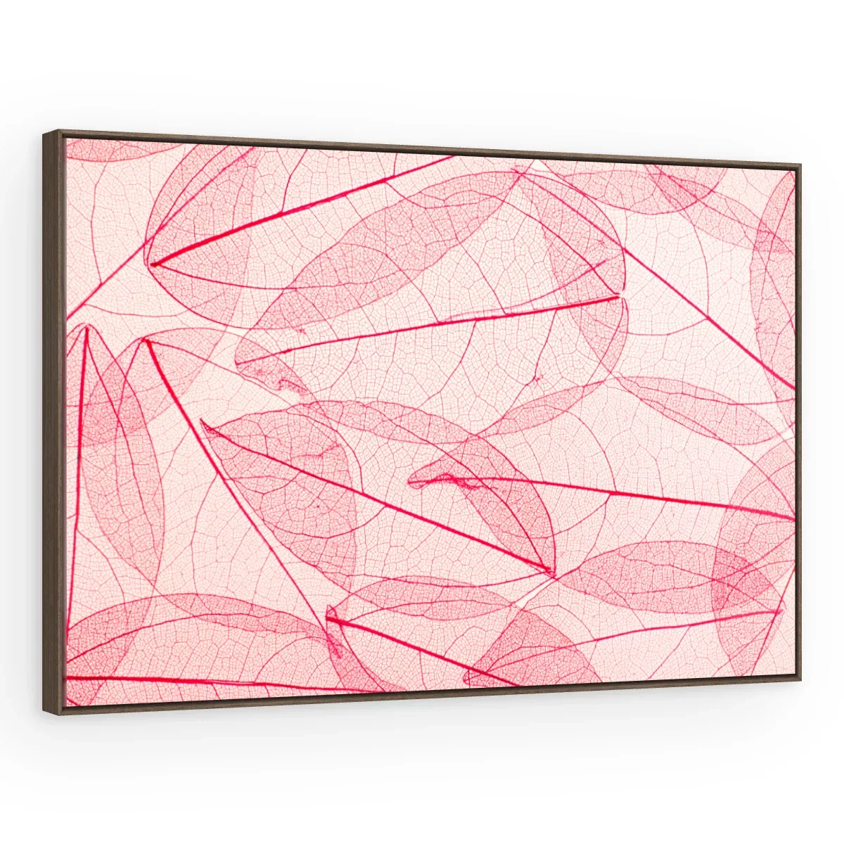 Quadro Decorativo Canvas Folhas Rendadas - FO0058