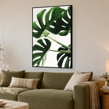 Quadro Decorativo Canvas Monstera Natural - FO0060