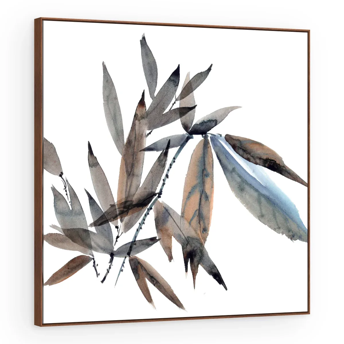 Quadro Decorativo Canvas Bambu Aquarela - FO0068