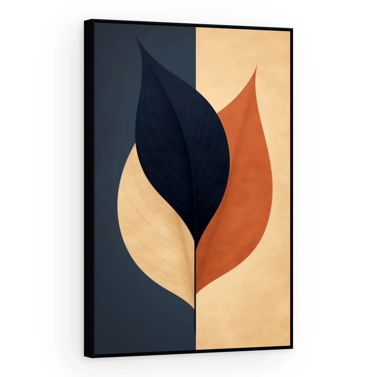 Quadro Decorativo Canvas Folha Minimalista - FO0071