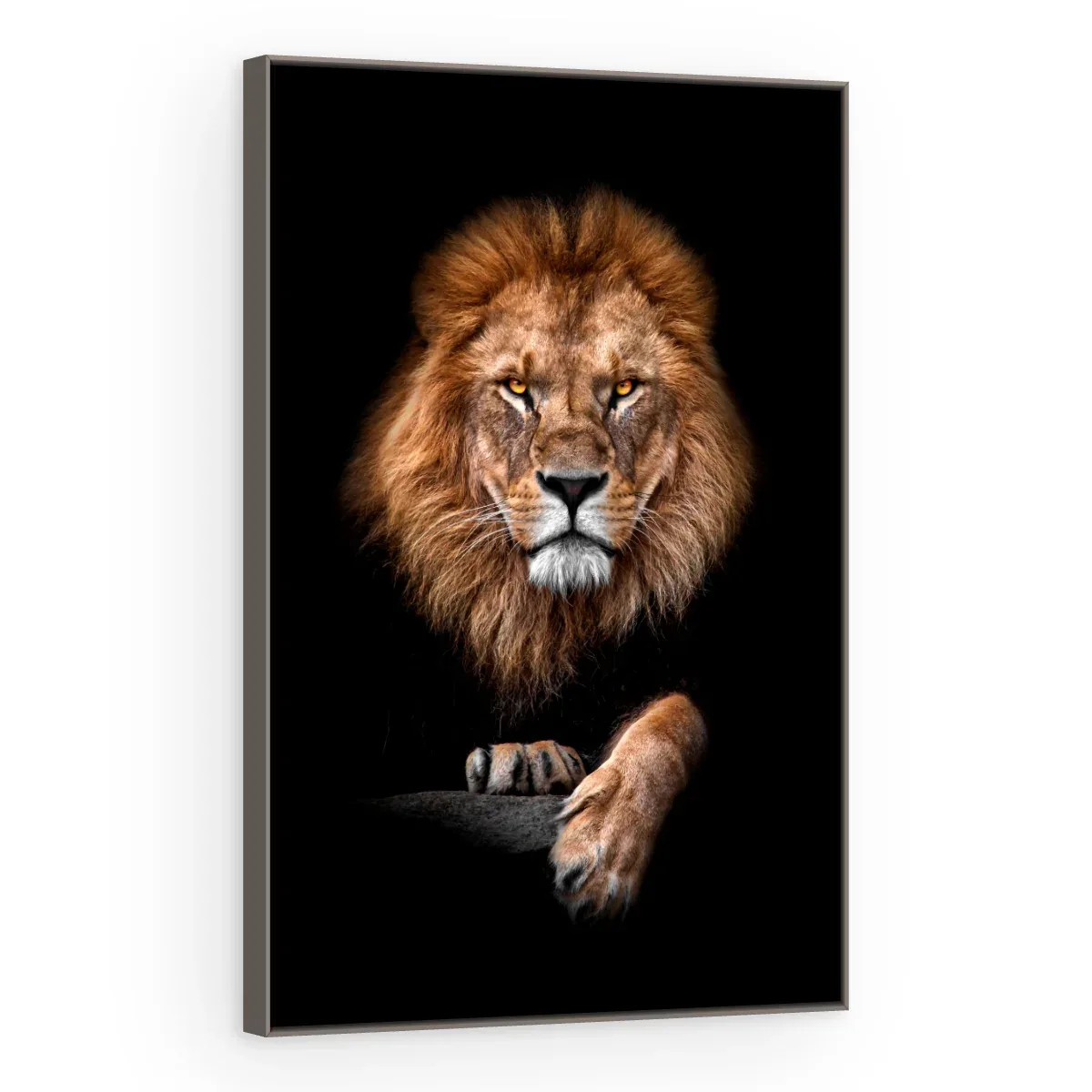 Quadro Decorativo Canvas Leão Majestoso - LE0011