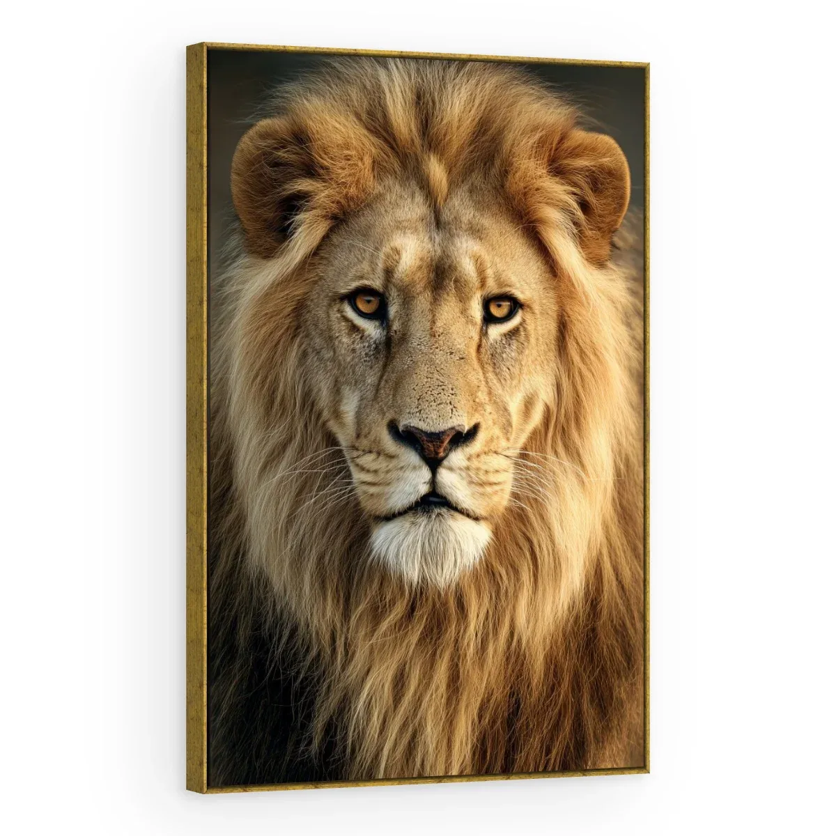 Quadro Decorativo Canvas Leão Altivo - LE0019