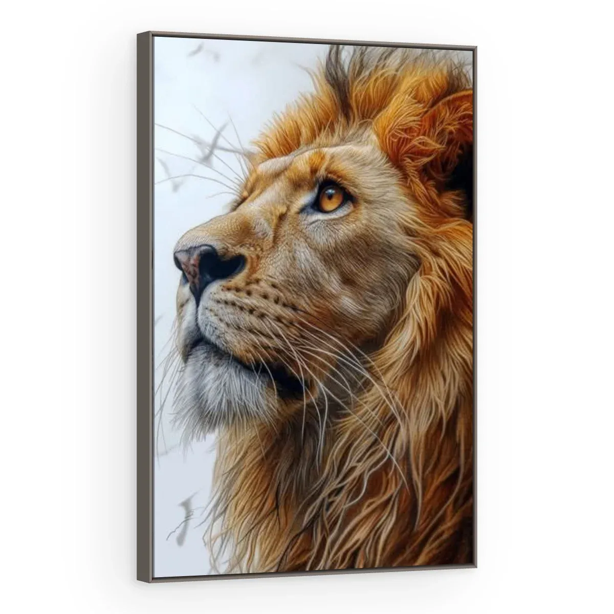 Quadro Decorativo Canvas Leão Sonhador - LE0022