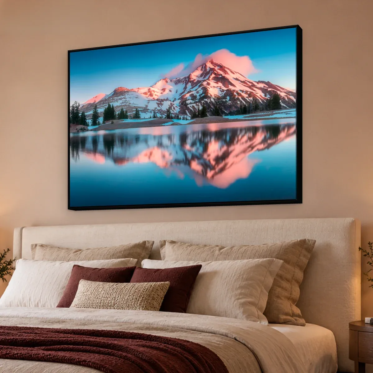 Quadro Decorativo Canvas Montanha Espelhada - PA0001