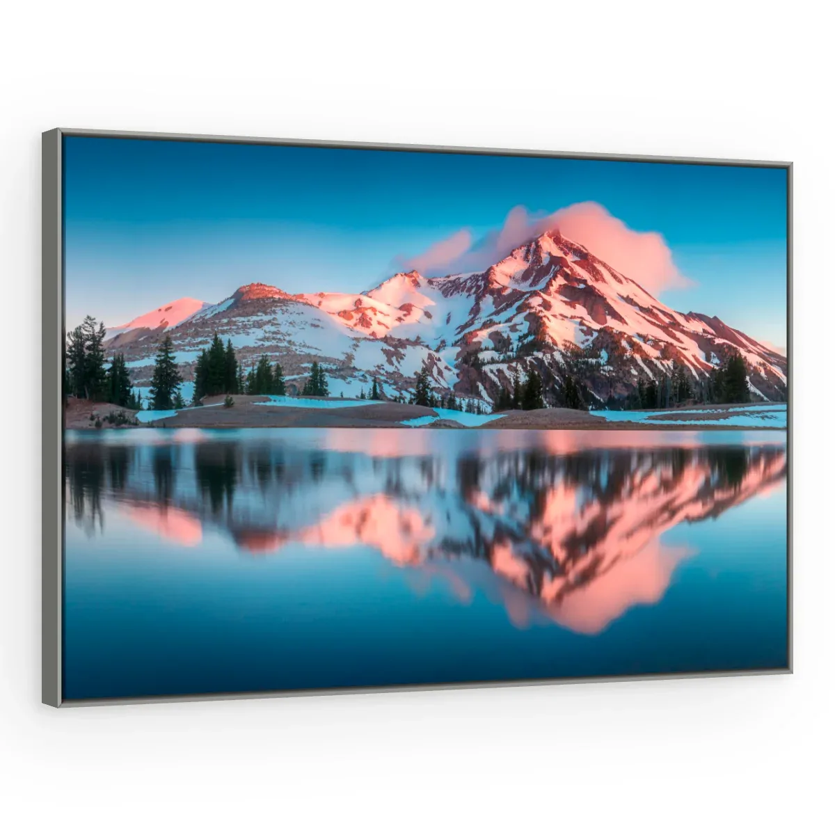 Quadro Decorativo Canvas Montanha Espelhada - PA0001