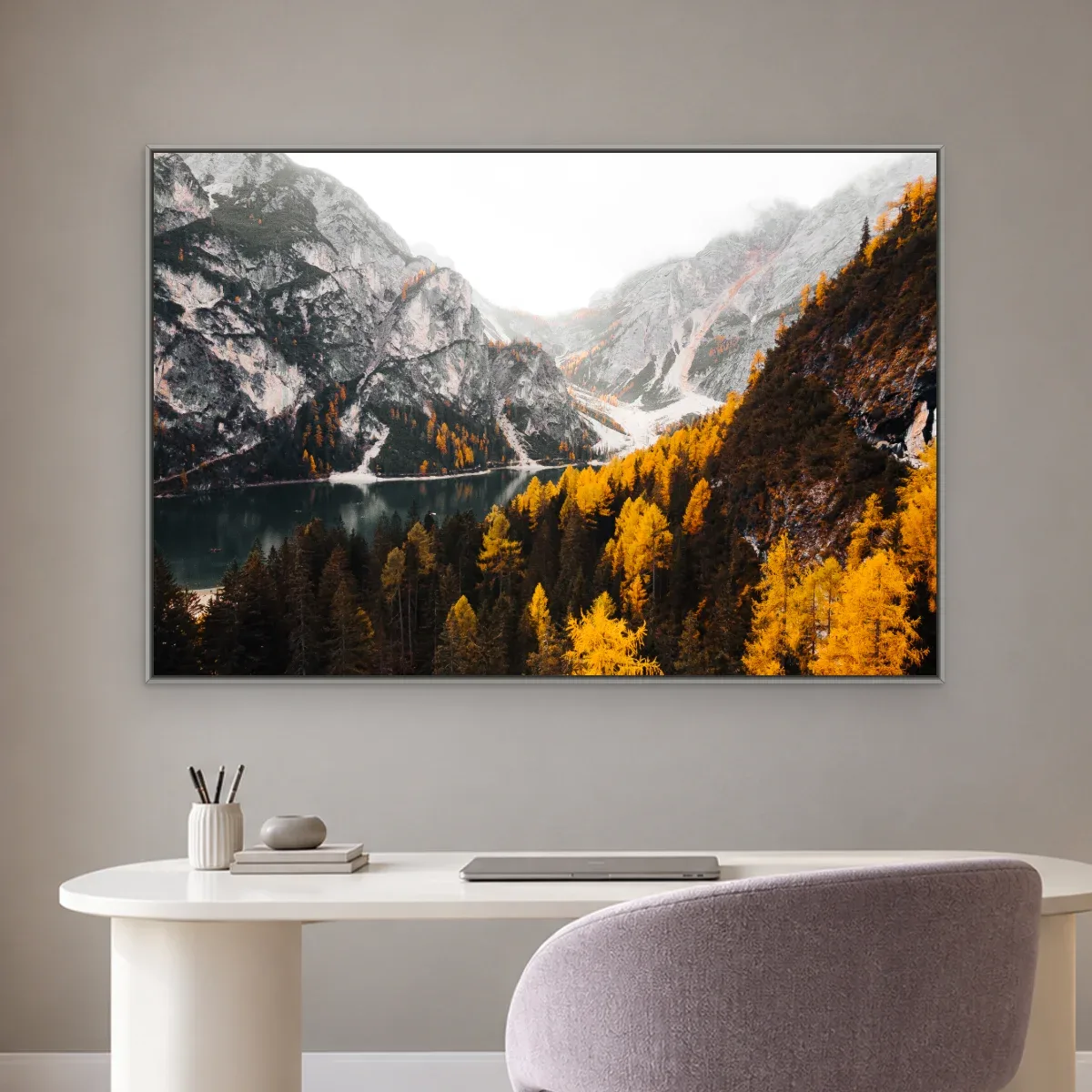 Quadro Decorativo Canvas Lago Alpino - PA0002