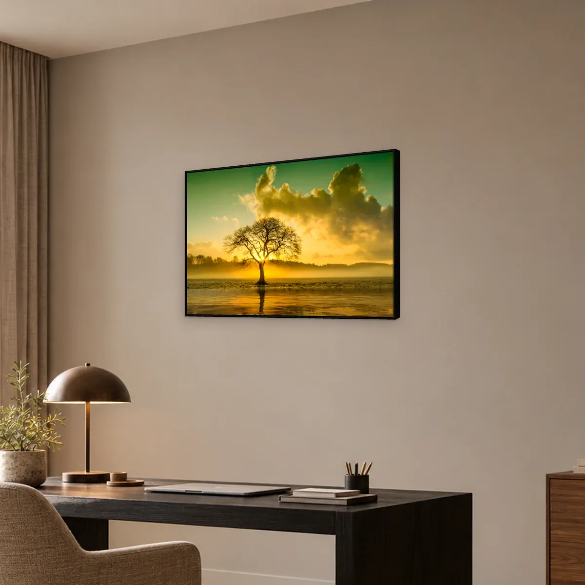 Quadro Decorativo Canvas Árvore Poente - PA0005
