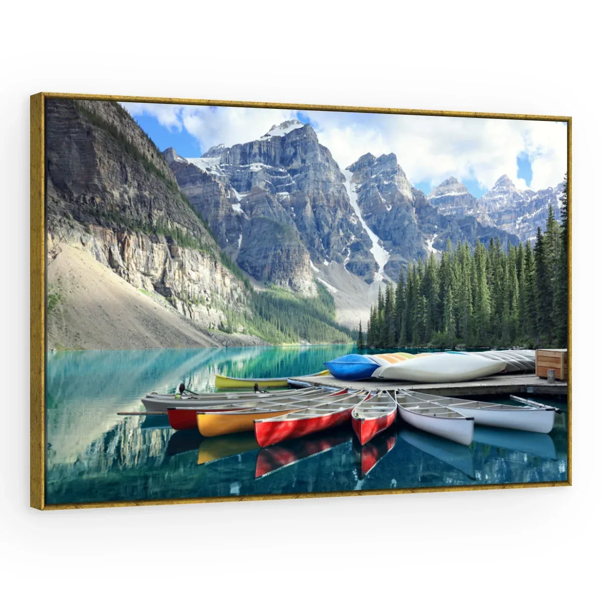Quadro Decorativo Canvas Lago Turquesa - PA0006