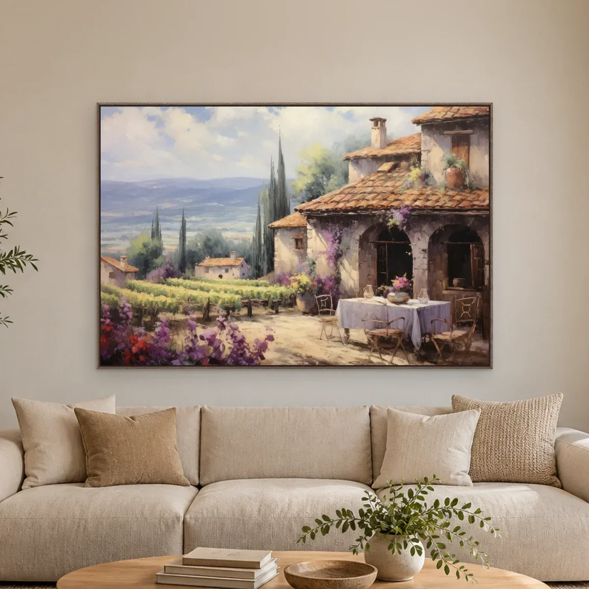 Quadro Decorativo Canvas Vila Toscana - PA0007