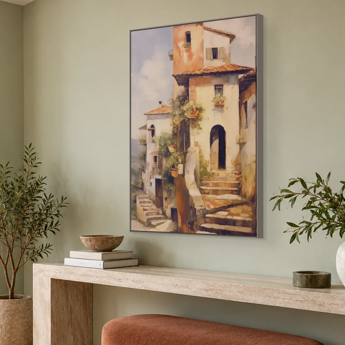 Quadro Decorativo Canvas Escadaria Ensolarada - PA0009