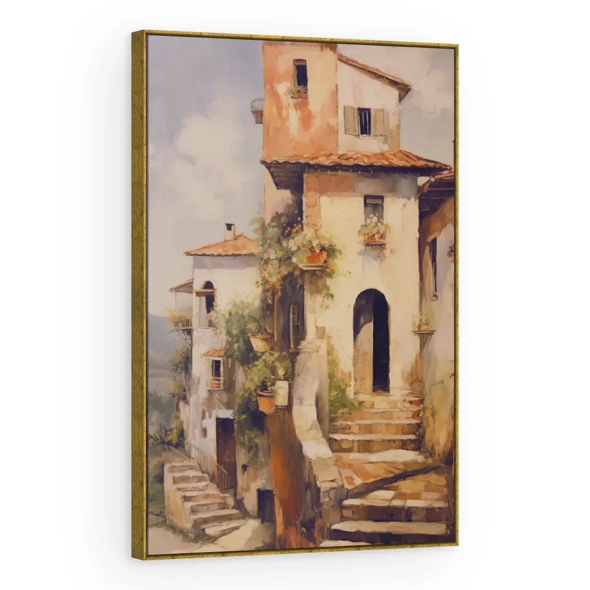 Quadro Decorativo Canvas Escadaria Ensolarada - PA0009
