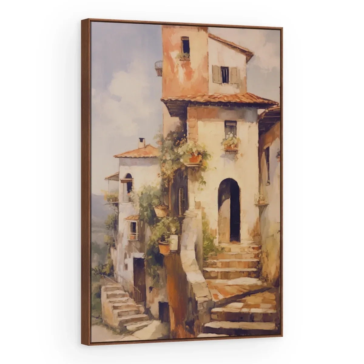 Quadro Decorativo Canvas Escadaria Ensolarada - PA0009