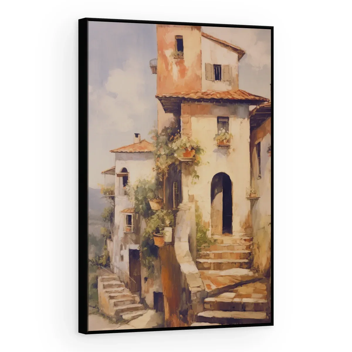 Quadro Decorativo Canvas Escadaria Ensolarada - PA0009