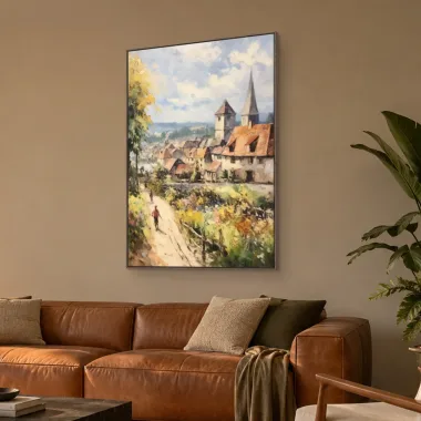 Quadro Decorativo Canvas Aldeia Campestre - PA0013