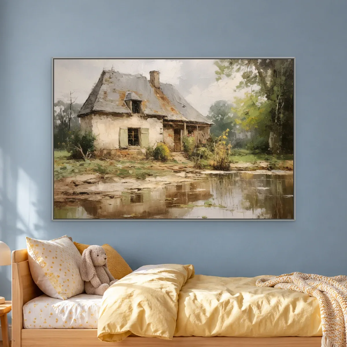 Quadro Decorativo Canvas Chalé Rústico - PA0015